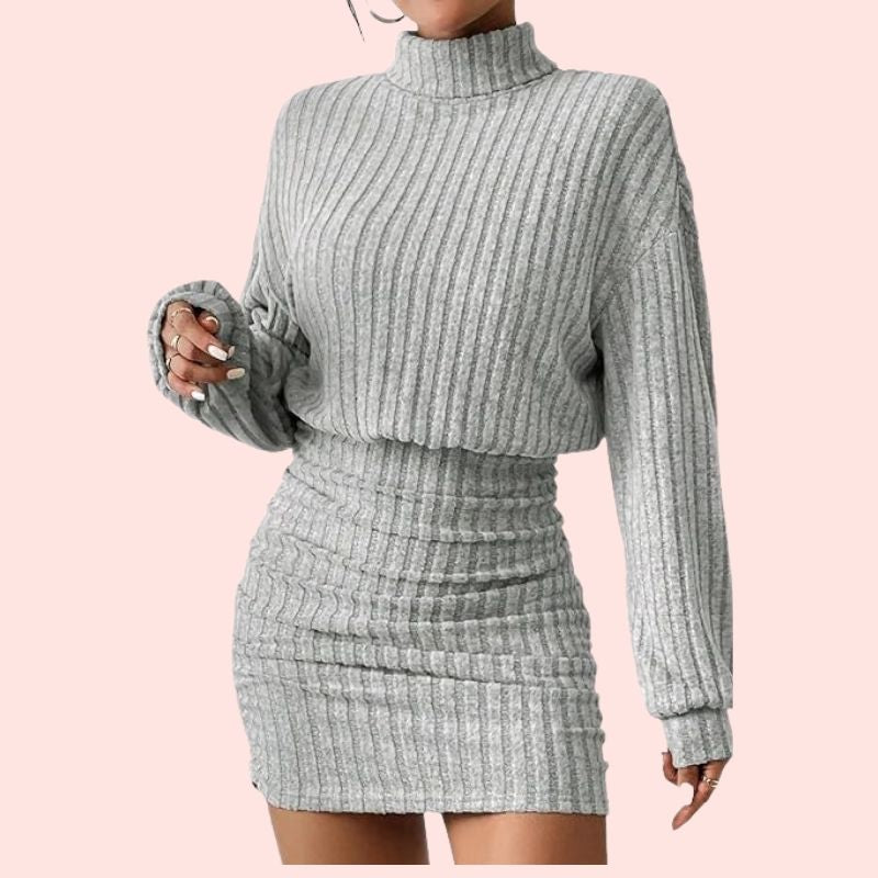 Amelie - Rippgestricktes Bodycon-Top