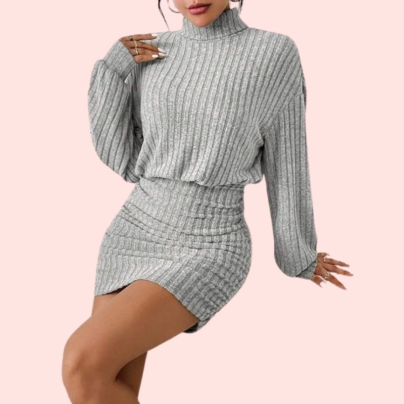 Amelie - Rippgestricktes Bodycon-Top