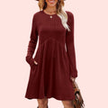 Bianca - Tunika-Kleid mit Rundhalsausschnitt