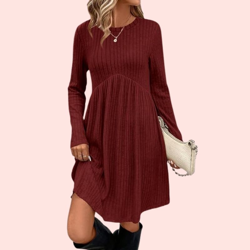 Bianca - Tunika-Kleid mit Rundhalsausschnitt