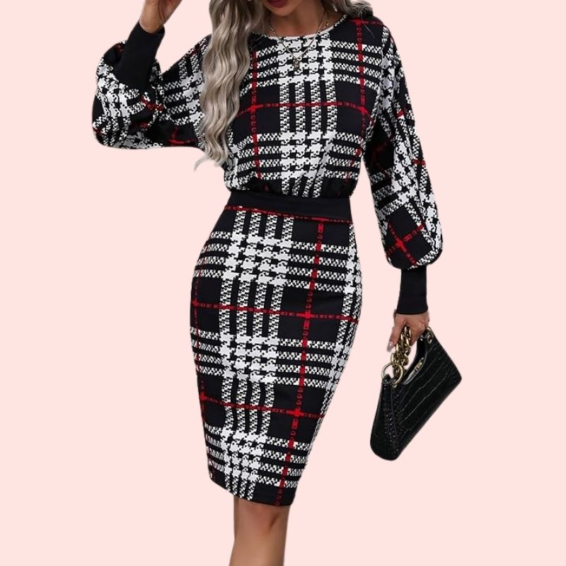 Carmen - Gestreiftes Bodycon-Shirt